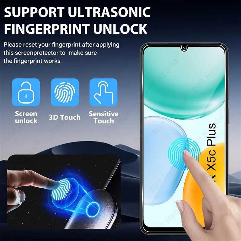 Premium Full Cover Tempered Glass Screen Protector - 9H Clear Glass Film