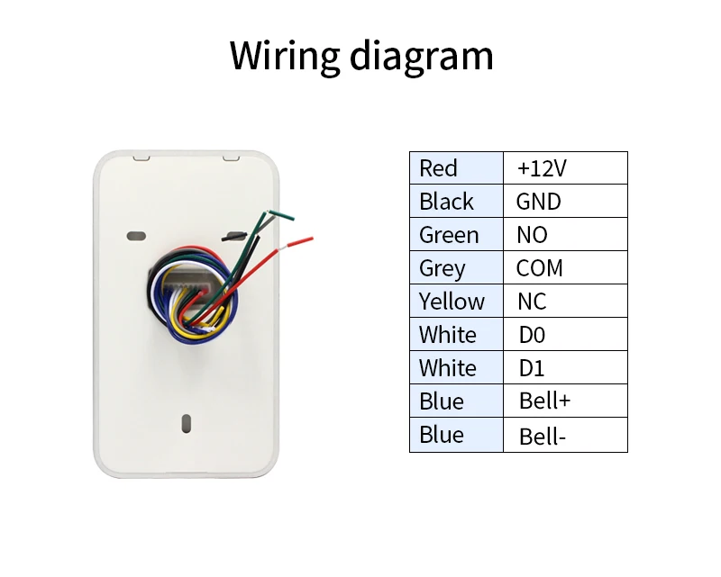 13.56Mhz Rfid Card Keypad Waterproof Tuya APP Door Lock Door Access Control Syst