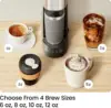 Single Serve Coffee Maker, K Cup Coffee Machine: Compatible with K-Cup Pods and Ground Coffee, Brew 6 to 12oz Cup Drip Coffee 3