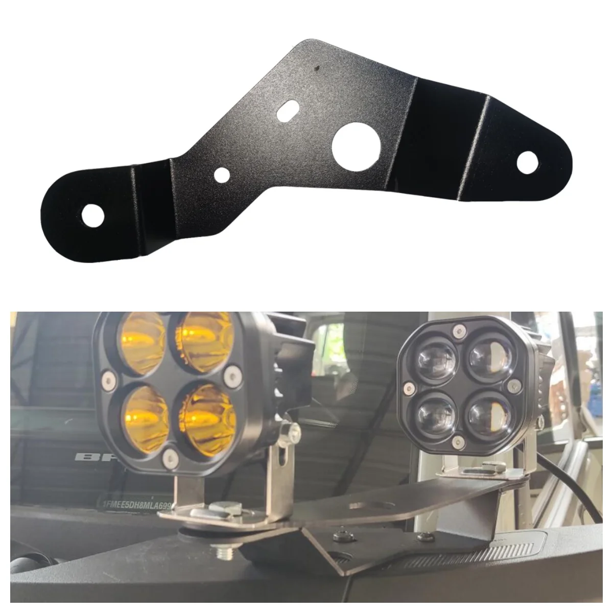 

A-pillar двойной кронштейн для прожектора ford B1052-BRONCO 2022 2023 2024