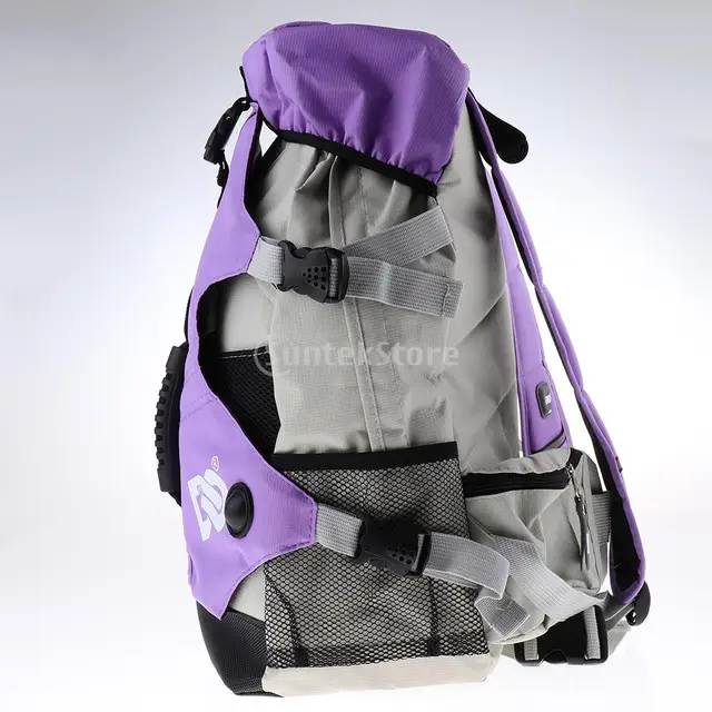 Backpack For Roller Skates Inline Skating Shoes Boots Carrier Storage