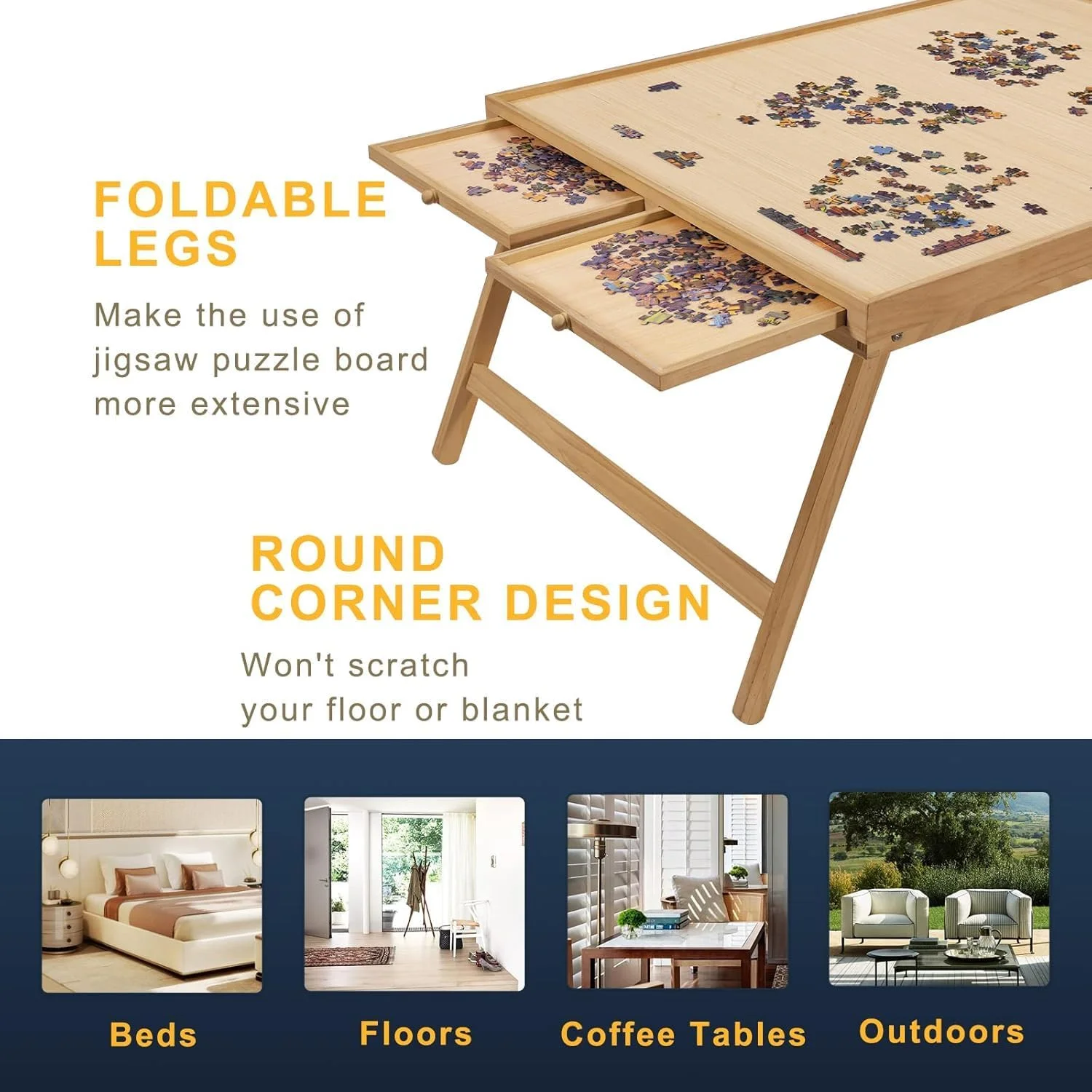 -New-Animal 24" H Glass Top Color Sculpture End Table-Dolphin, Blues and Greys