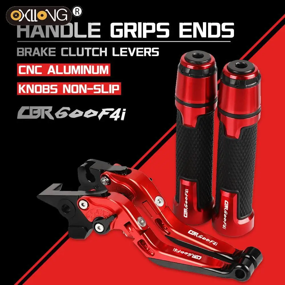 

Motorcycle CNC Brake Clutch Levers Handlebar knobs Handle Hand Grip Ends FOR HONDA CBR600F4i 2001 2002 2003 2004 2005 2006 2007
