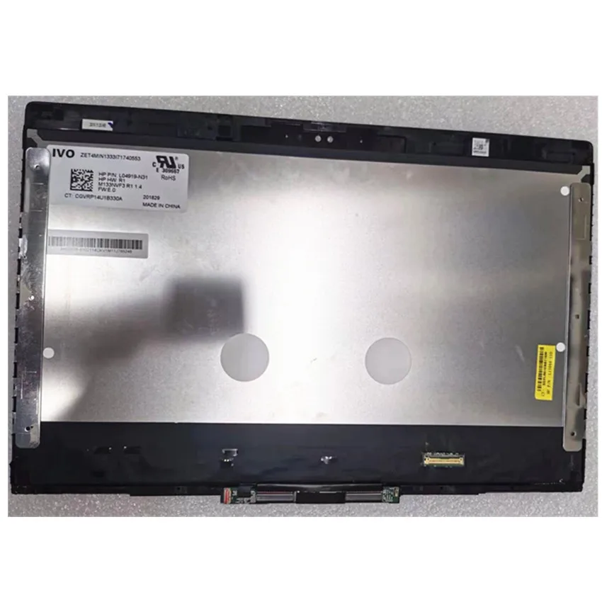 

13.3"For HP EliteBook x360 1030 G3 LCD Display Touch Screen Digitizer For HP x360 1030 G3 Display 1920*1080 40pins M1133NVF3