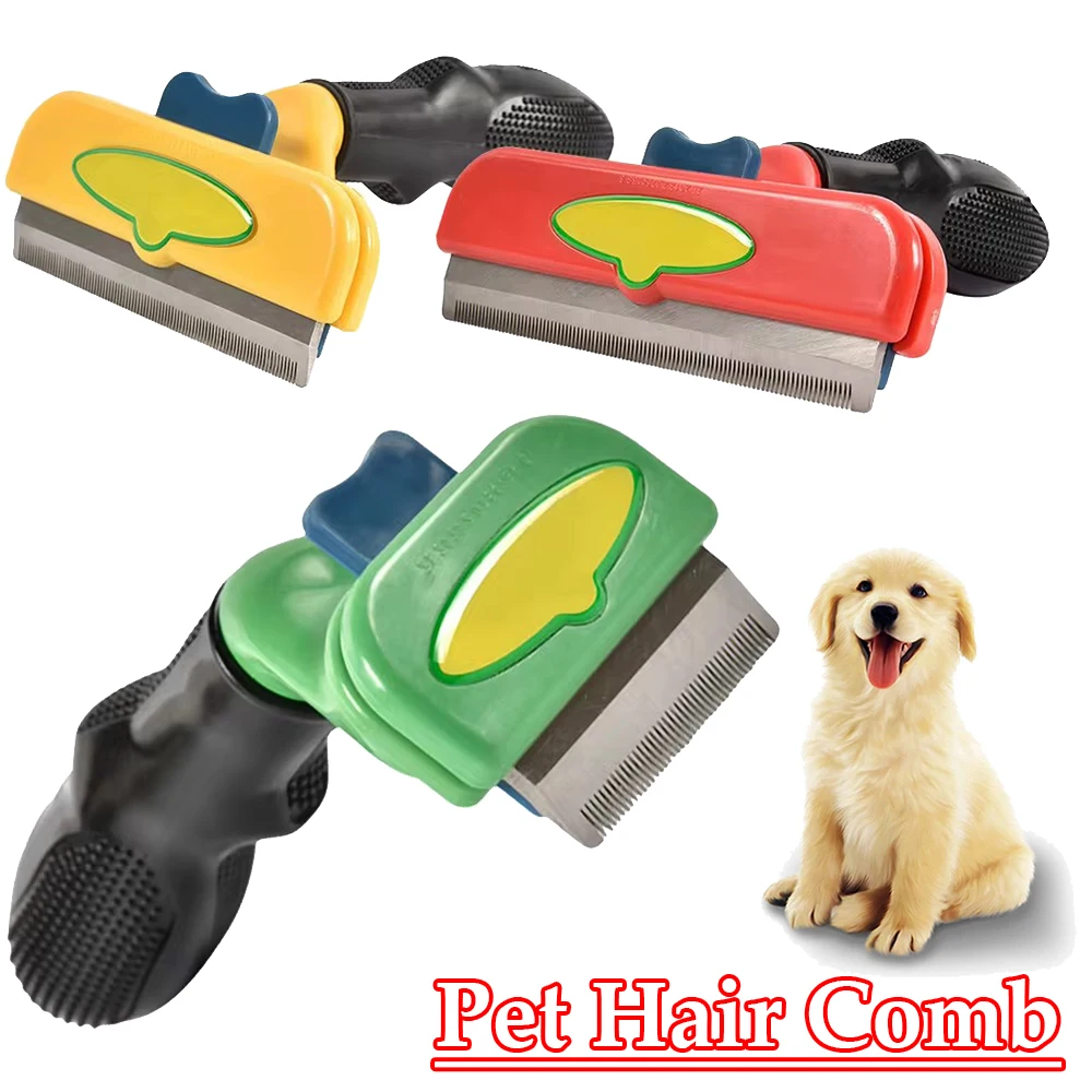 Dog Brush Grooming Accessories Pet Hair Knotting Remover Large Dogs Cat Short Long Hair Anti Lice Combs Cat Hair Care Supplies 1