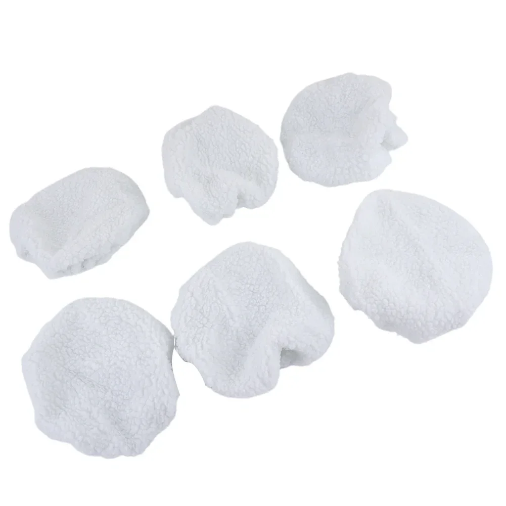 Car Polishing Pad Car Polish Pad Wool Polishing Pad Wool Polishing Head Universal Polishing Pad Car Polisher Soft Wool White 240mm Bonnet Buffer Pads For 9 Inch &10 Inch