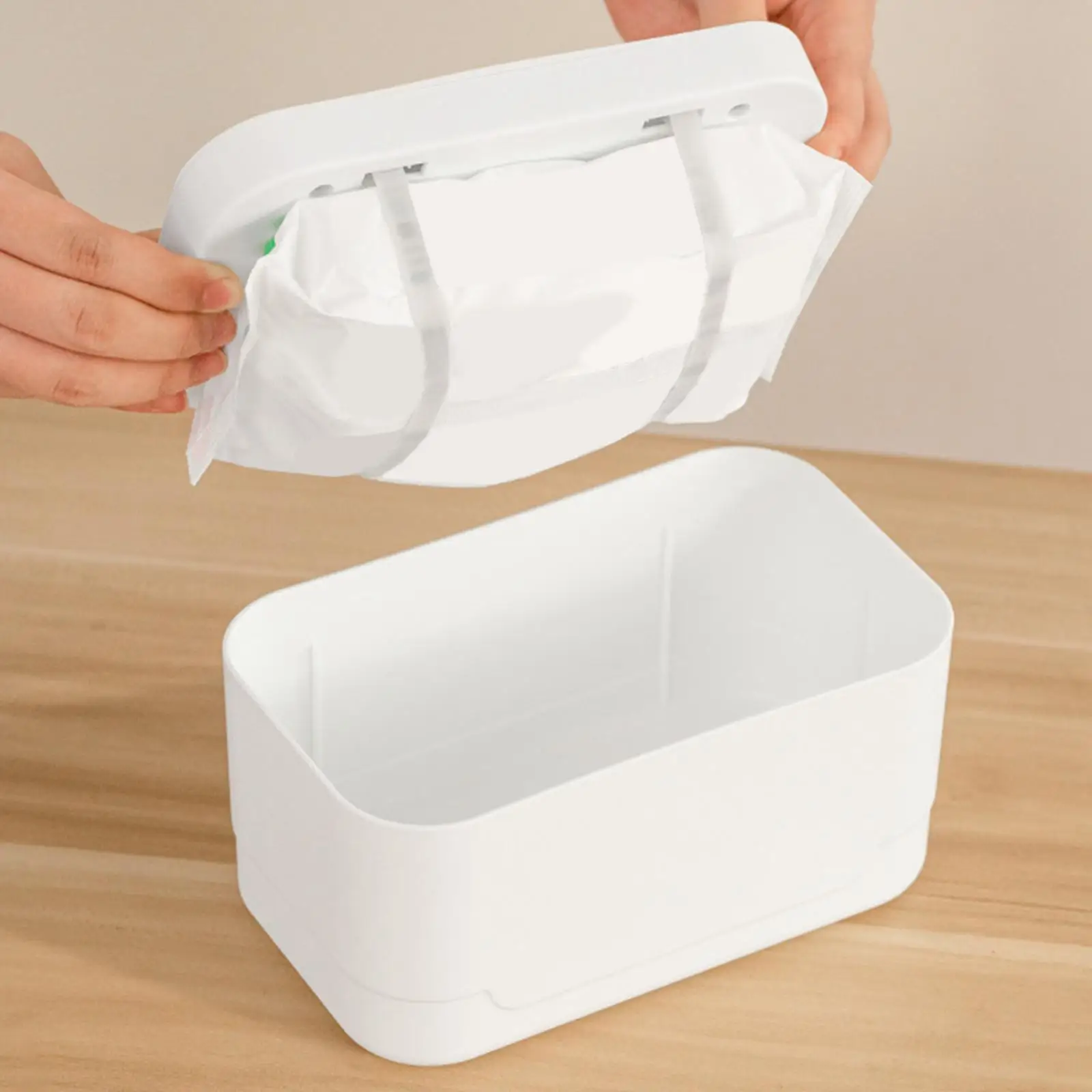 Wipe Warmer Constant Temperature Reusable Large Capacity Silence Wipe Heater for Home Outdoor Wet Tissue Household