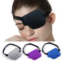 Patch oculaire 3D ajustable et respirant, patch oculaire 3D réglable, patchs oculaires souples et colorés pour strabisme, pour l'œil droit ou gauche 1