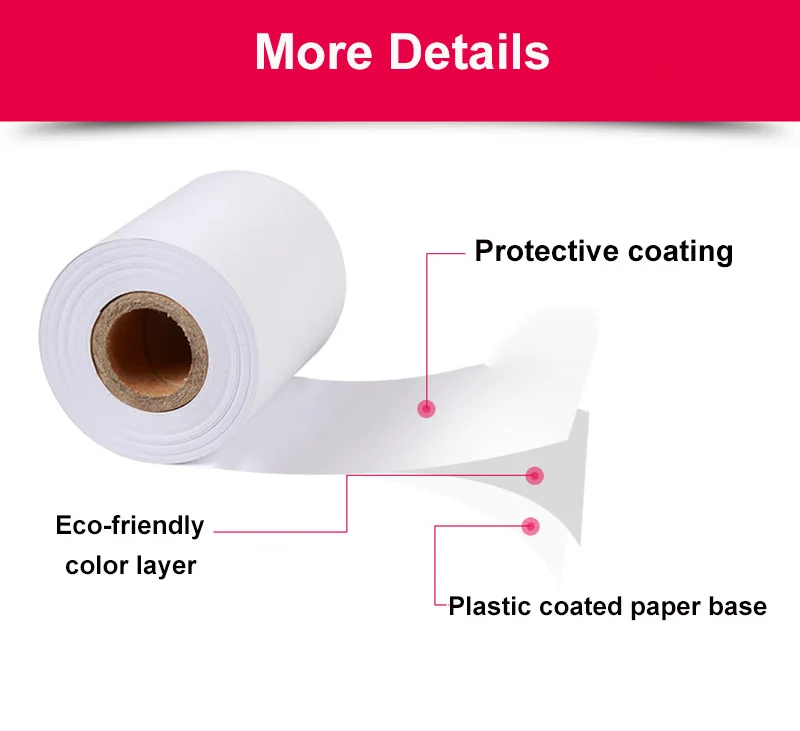 Thermal Paper 80x50mm Receipt Paper 4 rolls POS Cash Register Roll For 80mm Thermal Printer for Supermarket Pos Machine