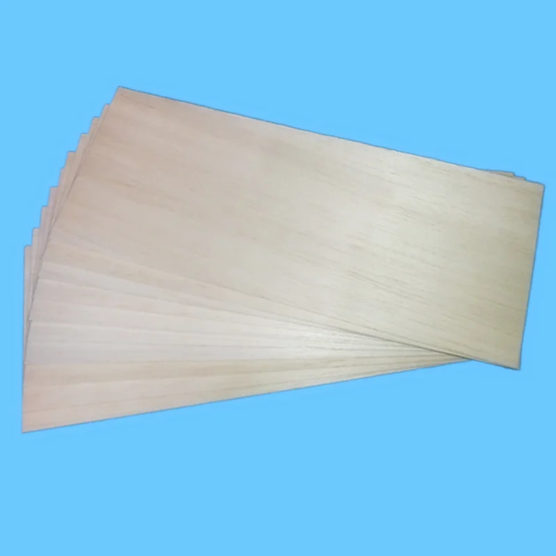 5pcs Balsa Wood Sheets ply 200mm long 100mm wide  0.75/1/1.5/2/2.5/3/4/5/6/7/8/9/10mm thick for RC plane boat model DIY