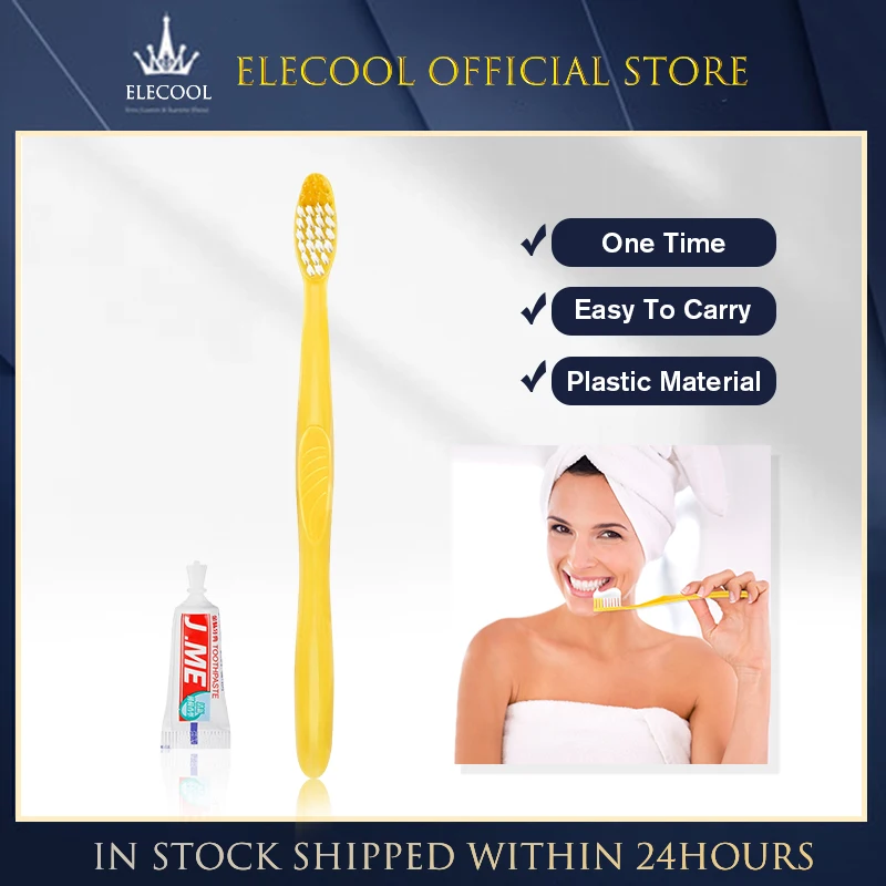 For Travel Camping Disposable Disposable Toothbrush Toothpaste