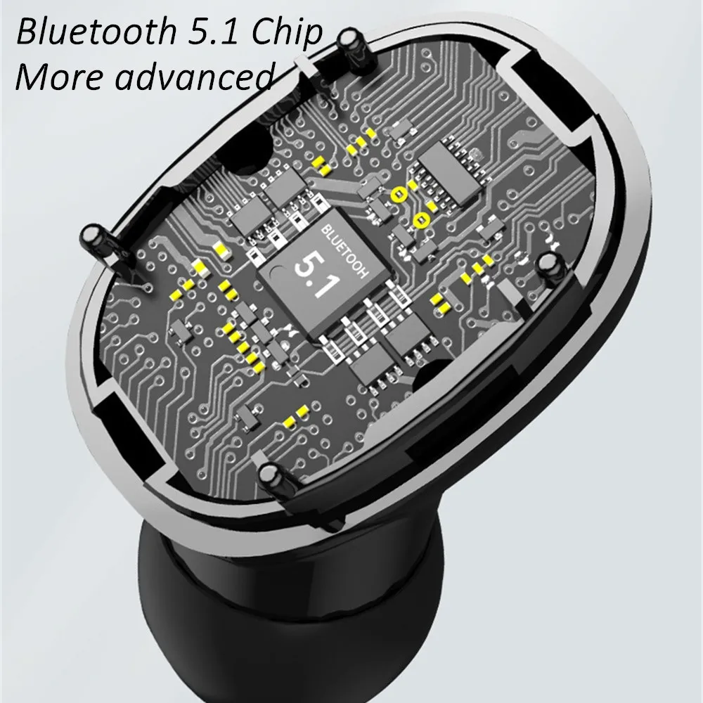 Фото Беспроводные наушники-вкладыши для телевизора Tws Bluetooth гарнитура с USB-адаптером 9D стереонаушники CVC шумоподавление 3000 мА зарядная Коробка микрофон для телевизора №2