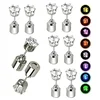 1PC LED Earrings Glowing Light Up Diamond Crown Ear Drop Pendant Stud Stainless Multi-color for Party Christmas Halloween Gift 6