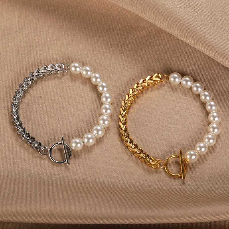Gold Cuban Chain Bracelets for Women
