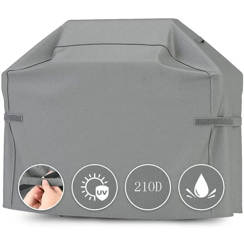 Heavy Duty Bbq Grill Cover For Outdoor Grill  Fire Pit Stove BBQ Covers  Outdoor Rain UV Protective Barbecue Cover 6