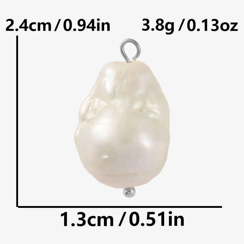 Silver Shell Pearl Charm Set - Elegant Jewelry Making Supplies for Beach-Inspired Creations