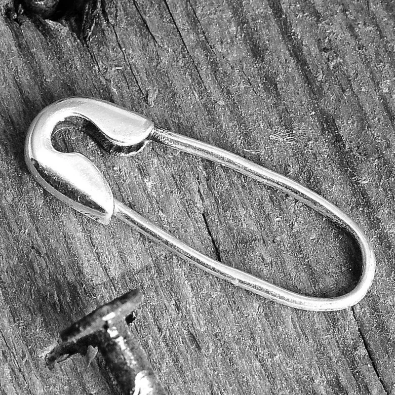 Safety Pin Earrings 1 Pair Women