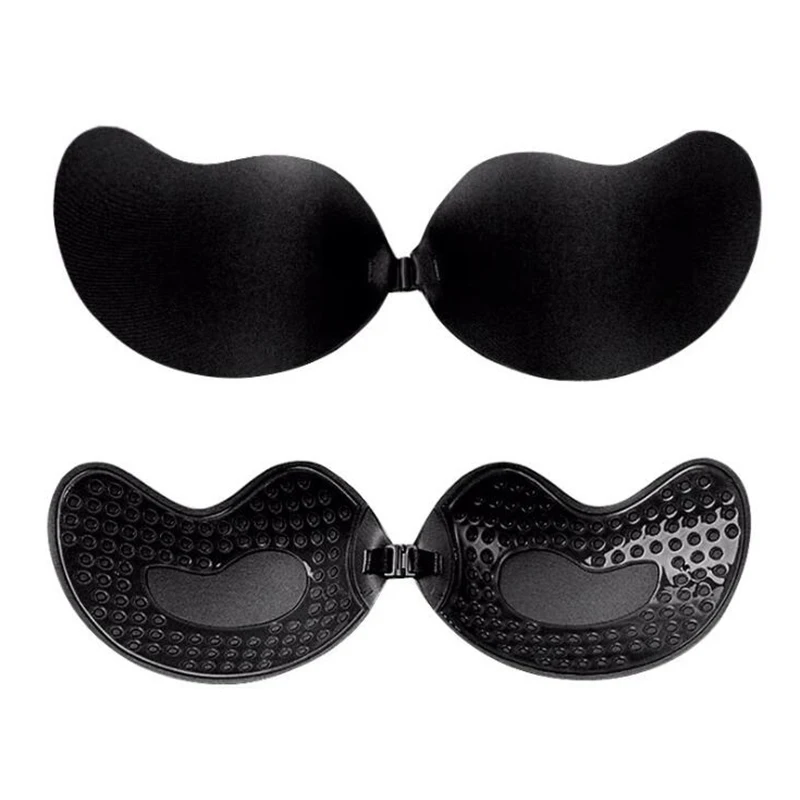 

Nude Bra Buckle Breast Pasty Chest Paste Invisible Bra Strapless Lift Up Push Up Adhesive Invisible A-D Black Chest Stickers