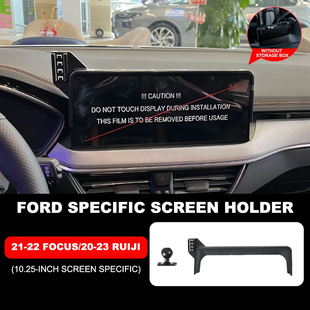 Phone Holder Mobile Phone Holder 12.3 inch Screen Car Phone Holder For Ford Focus MK4 IV ~ Screen Fixed Navigation Bracket Fixed Clip Stand Accessories