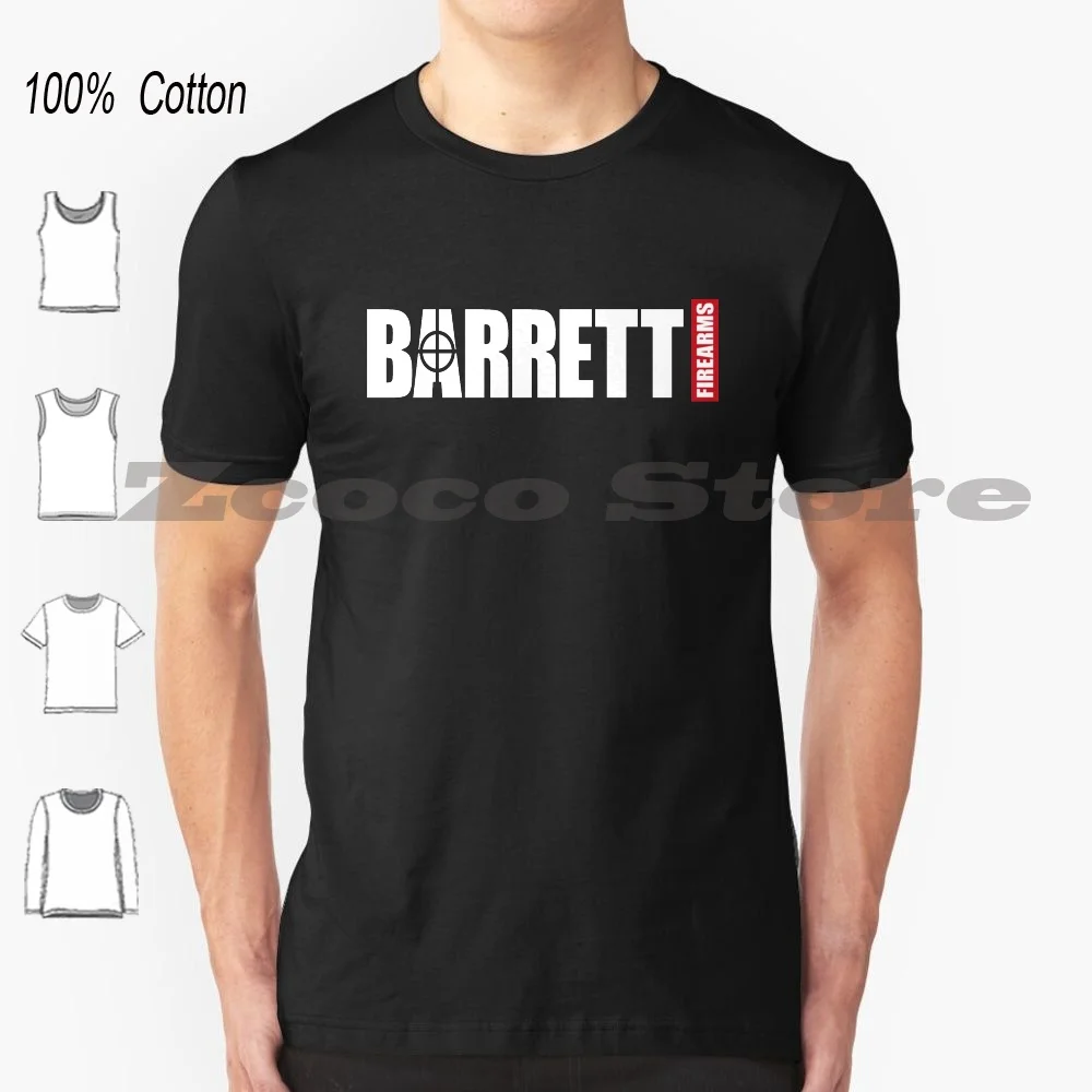 Barrett 100% Cotone Uomo E Donna T-Shirt Moda Morbida Barrett Savage Benelli Ruger Pistole Pistola Pistole Pistola Sparafuoco