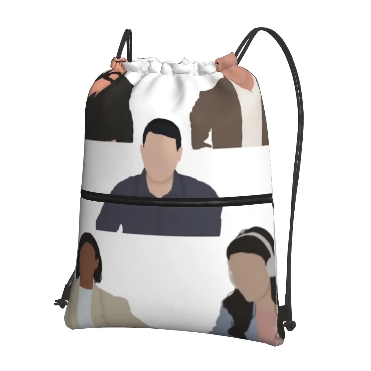 

Daily Wire Podcasters Portable Backpacks Drawstring Bag Multi-function Drawstring Bundle Pocket Book Bags For School Students