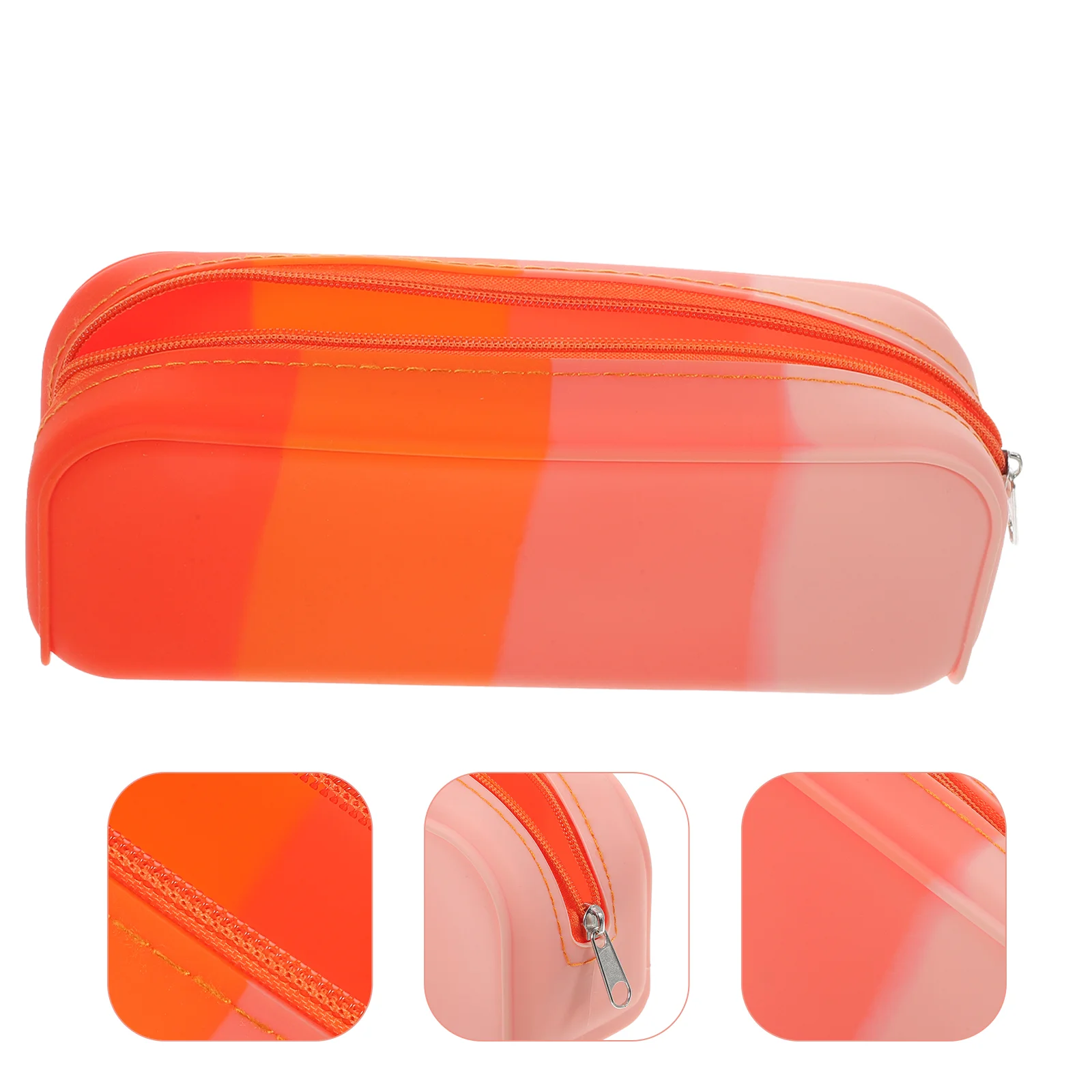 Silicone Pencil Case Pouch School Supplies for College Students Aesthetic Small Bags