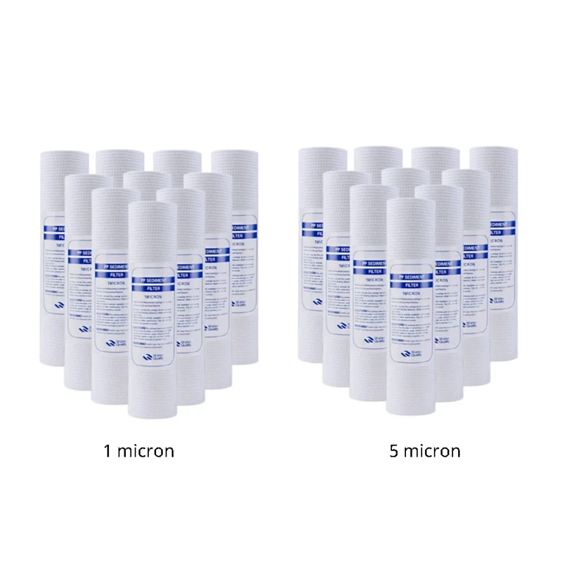 water filters universal water filter PP cotton filter cartridge sediment polypropylene material 10 PCS
