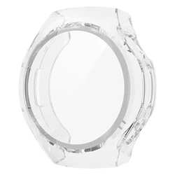 Premium TPU Protective Case Cover - All-Around Scratch-Resistant Shell for Huawei Watch 5 Accessories (Clear)