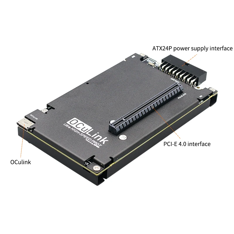 GPU Dock GPUドッキングステーション　OCuLinkアダプタ OCuP4V2 OCuLink GPU ドック ReDriver チップサポート PCI-E 4.0