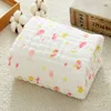 Premium Quality 6-Layer comfortable Cotton Muslin Baby Solid color Swaddle Blanket Hypoallergenic Soft and Breathable Blanket 1