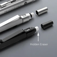 High Quality Metal Mechanical Pencils Set with Lead Refills Drafting Automatic Pencil 0.3, 0.5, 0.7, 2.0mm Pencil for Art Supply 5