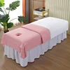 Velvet Opening Hole Quick Dry Washable Salon Spa Massage Therapy Beauty Bed Cover Bed Sheet Protector Cover Massage Bed Covers 3