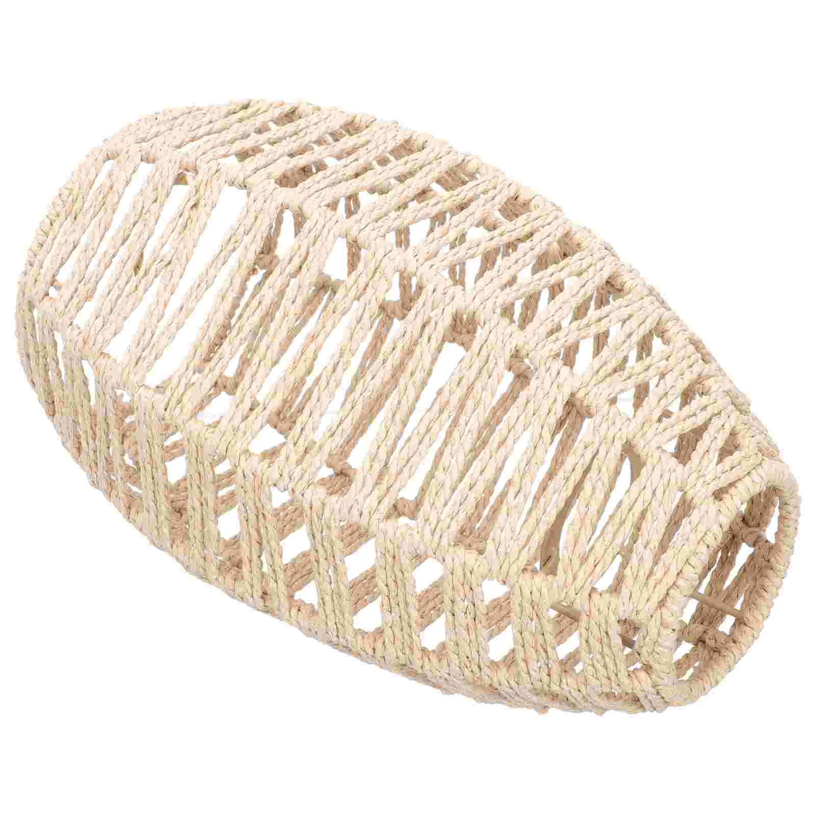 

Lamp Light Lampshade Shade Pendant Rattan Cover Hanging Woven Wicker Rope Home Bar Hotel Style Lights Fixture Shades
