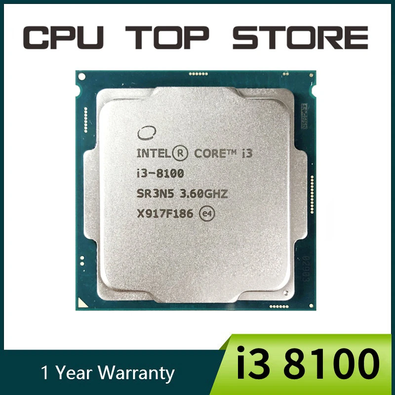 Intel Core i3-8100 (3.6Ghz ４コア) 動作確認済