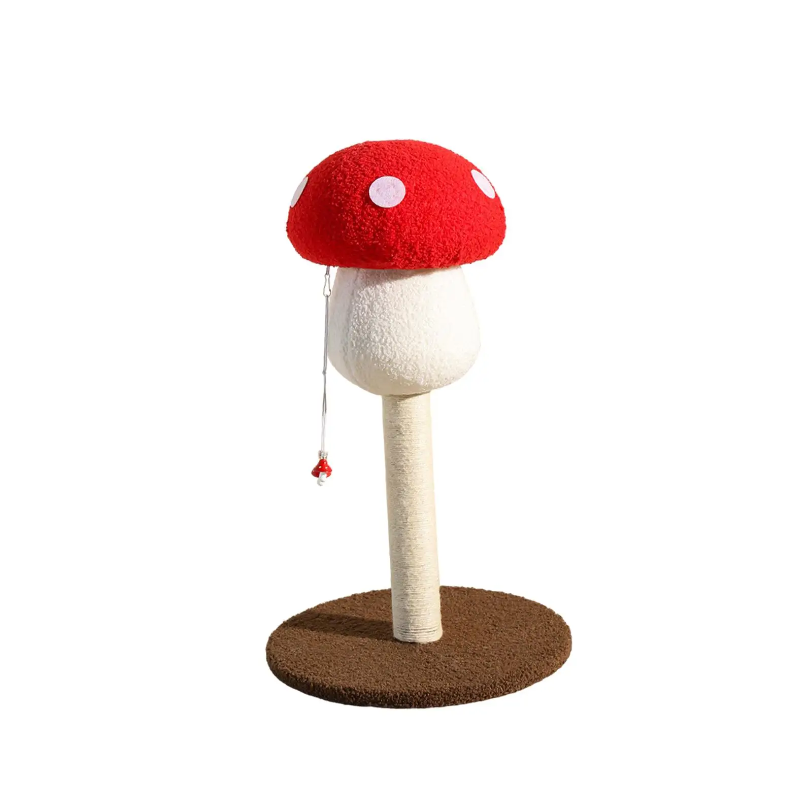 Mushroom Scratch Post, Cat Scratcher Cute, Sisal Covered Scratchi Pole, Mushroom Post for Indoor Cats