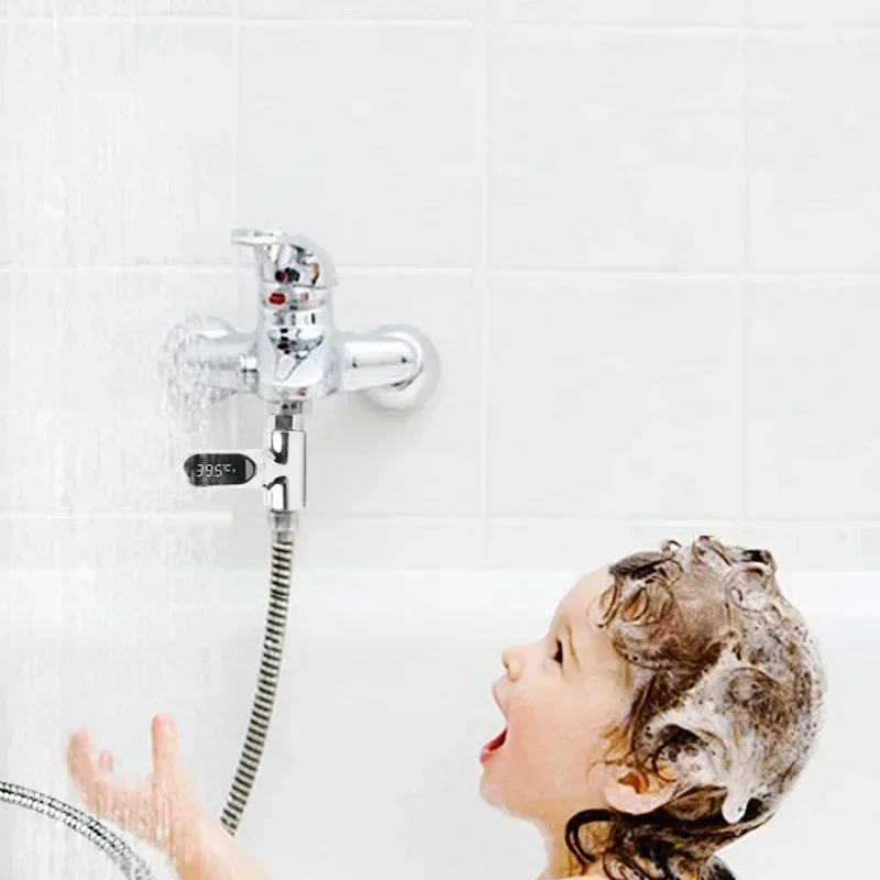 Hot Tub Water Temperature Monitor Electricity LED Display Home Shower Faucets Water Thermometer Bathing Temperature Meter 4