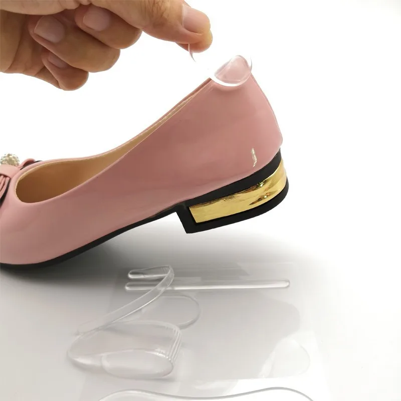 Silicone Gel Heel Protector Soft Cushion Protector Foot Feet Care Shoe Insert Pad Insole Shoes Accessories Insoles for Shoes