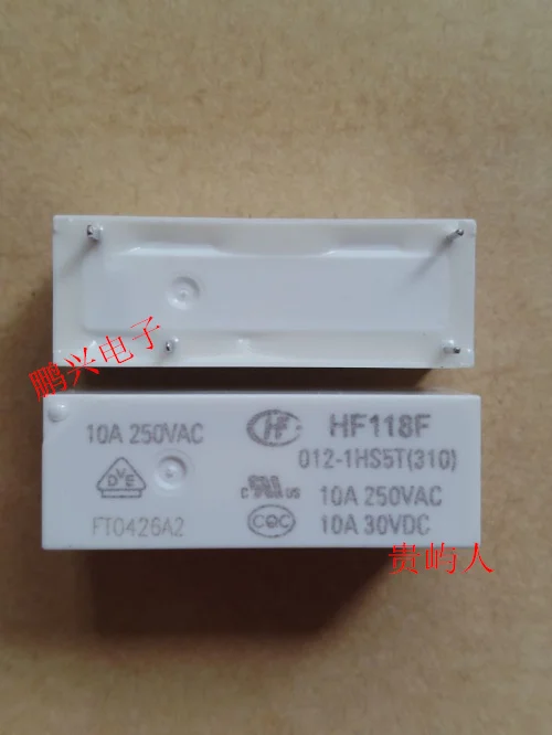 

10 шт HF118F-012-1ZS1T HF118F 012-1ZS1T[136]10A 250VAC