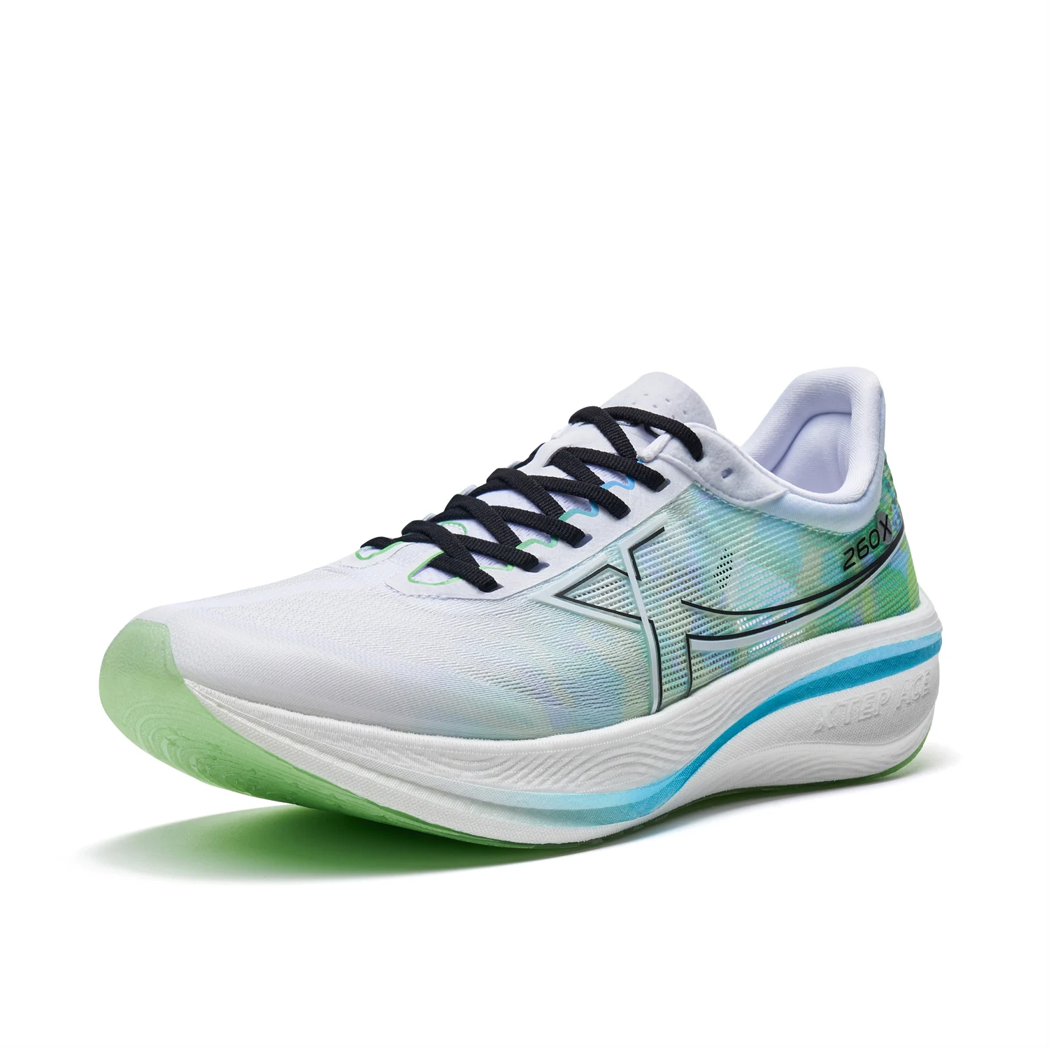 Xtep 260X ランニングシューズ男性用春軽量メンズスポーツシューズ吸汗