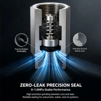 1PCS Stainless Steel Female Thread Pneumatic One-way Check Valve CV 1/8" 1/4" 3/8" 1/2" Inline Non Return for Air Water Fluid 4