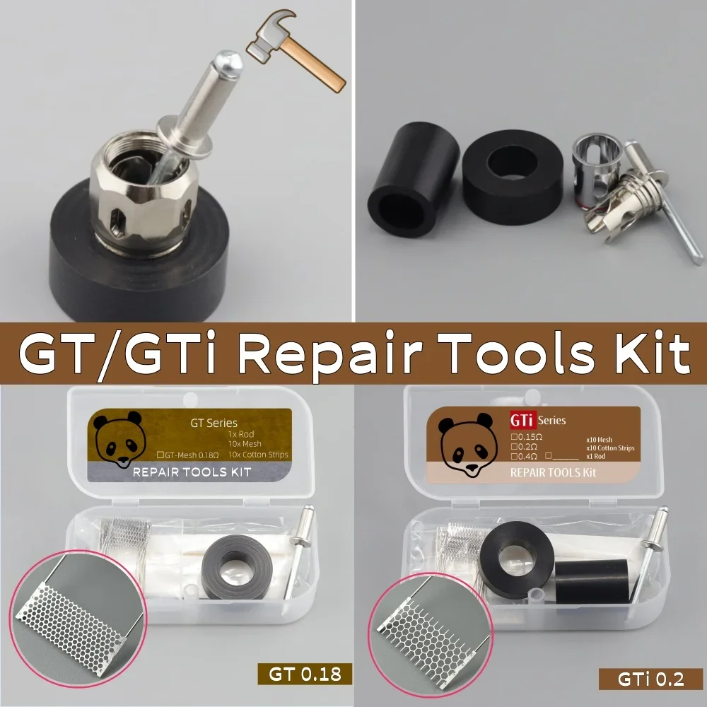 GT Mesh/GTi 0.2/0.4 Compatible Coil Core Rebuild RBK Repair Tools Kit 0.15/Meshed 0.18/0.2/0.4 Ohms