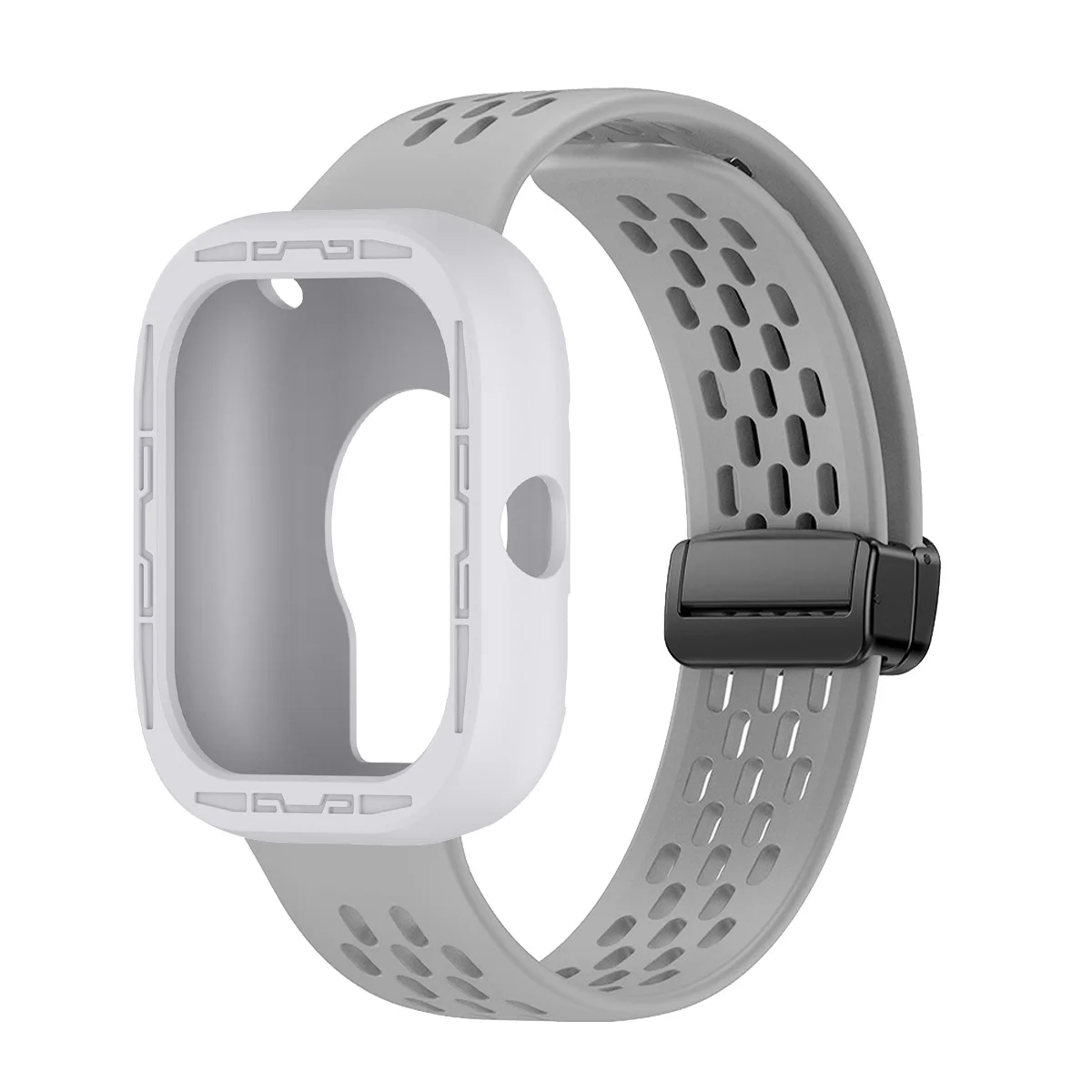 Silicone Strap and Bumper Protective Shell Cover