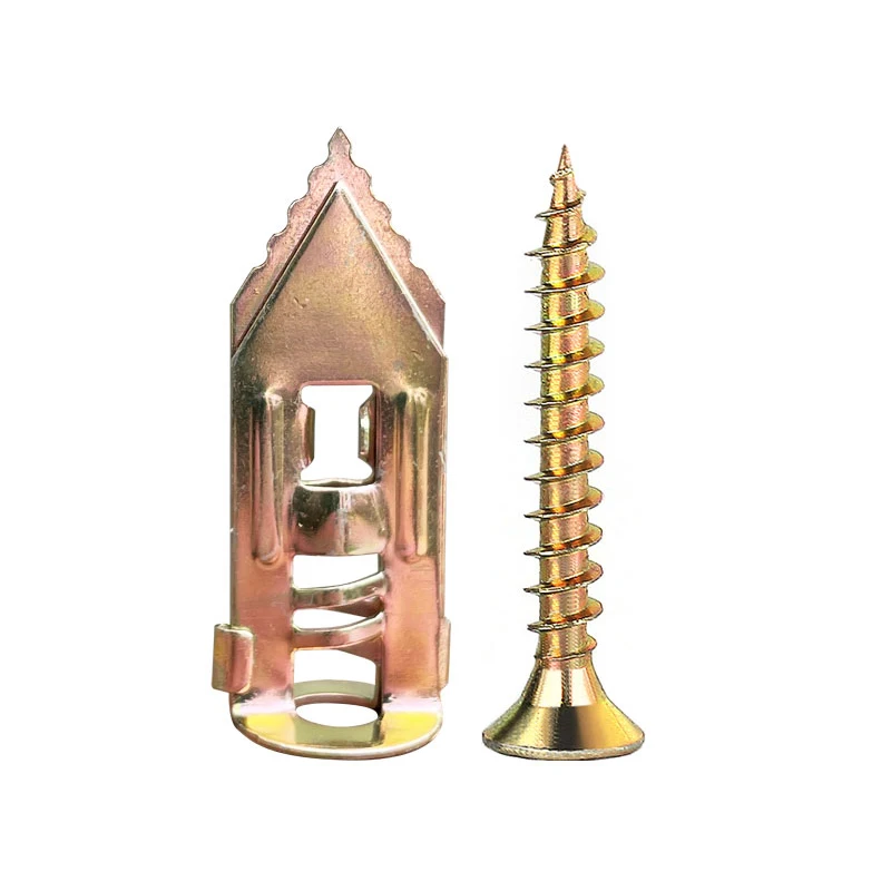 Description Picture 5 of item50pcs Drywall Anchors Expansion Kit 12x30mm with Self Tapping Screws Kit Self Drilling Anchors Plasterboard Wall Fixing Plug