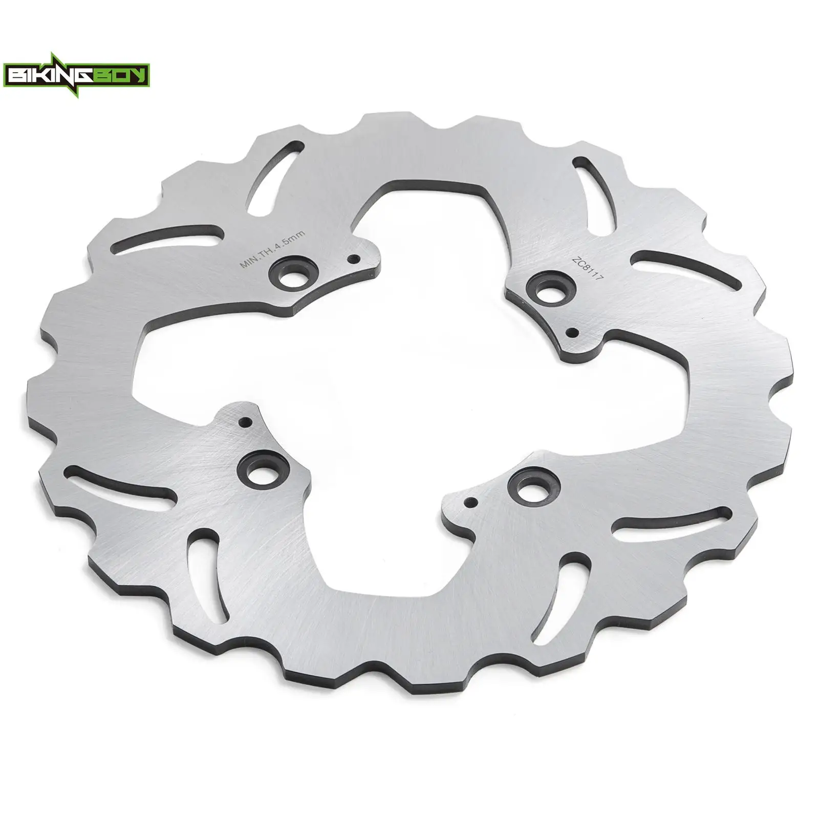 Bikingboy Bonneville 1200 Bobber 17-23 Nero 18-23 Speedmaster 18-23 T120 16-23 Bonneville 900 T100 17-23 Disco Freno Posteriore Rotore