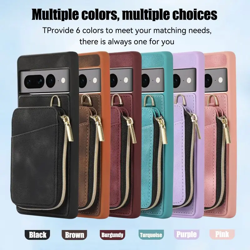 Equipped with short and long shoulder straps Can place cards and small objects  for Google pixel 6 pixel 7 pixel 7 PRO pixel 7A
