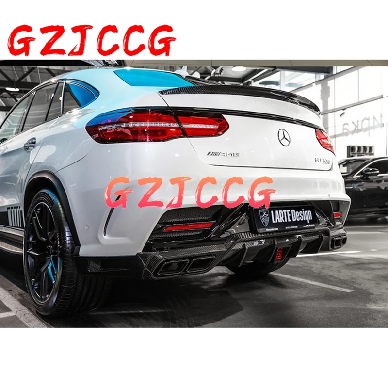 

For Mercedes Benz gle coupe Spoiler class carbon fiber rear trunk spoiler W166 GLE63 AMG GLE 300 400 spoiler 2016 2017 2018