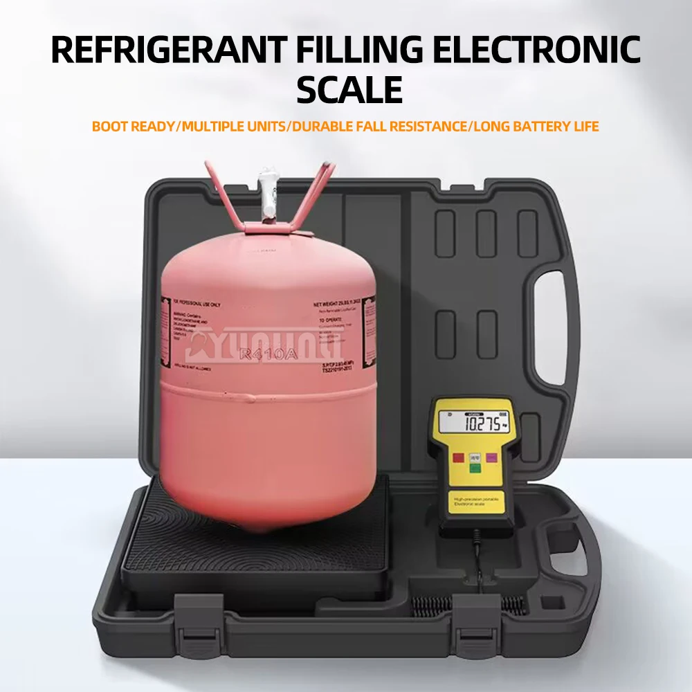 

Refrigerant Scale RCS-220 Filling Refrigerant Freon Electronic Scale Refrigerant Air Conditioning High Precision Fluoride Scale