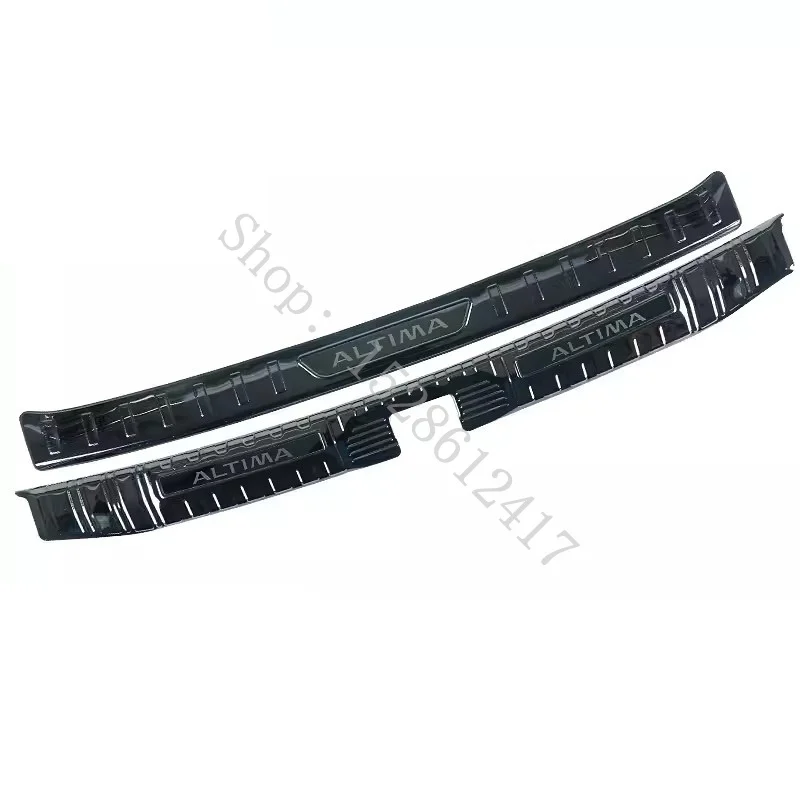 

For Nissan Altima 2019 2020 2021~2024 car accessories Rear Door Bumper Protector sill plate/ Trunk Tread Plate Trim