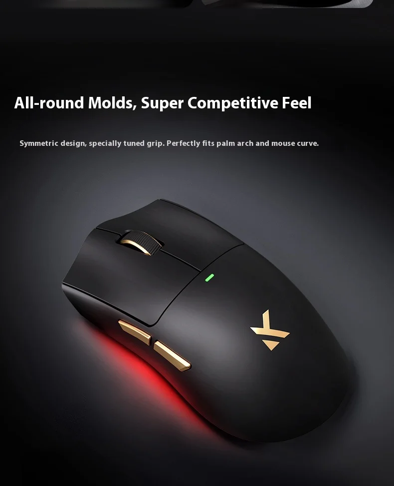 MCHOSE K7 Ultra Lightweight Gaming Mouse, Esports 8K Wireless with Magnetic Charging, PAW3950 Sensor view 5