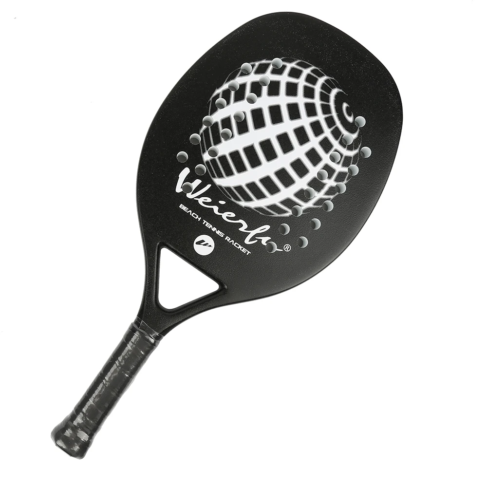 carbon fiber beach tennis racket EVA soft surface tennis racket with storage bag